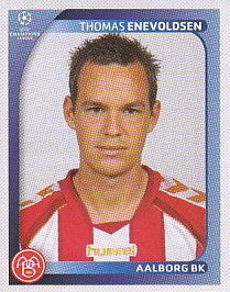 Thomas Enevoldsen Aalborg BK samolepka UEFA Champions League 2008/09 #36